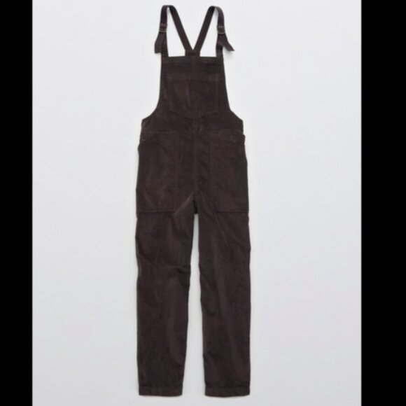Aerie Crushed Velvet Overalls - Picture 3 of 7